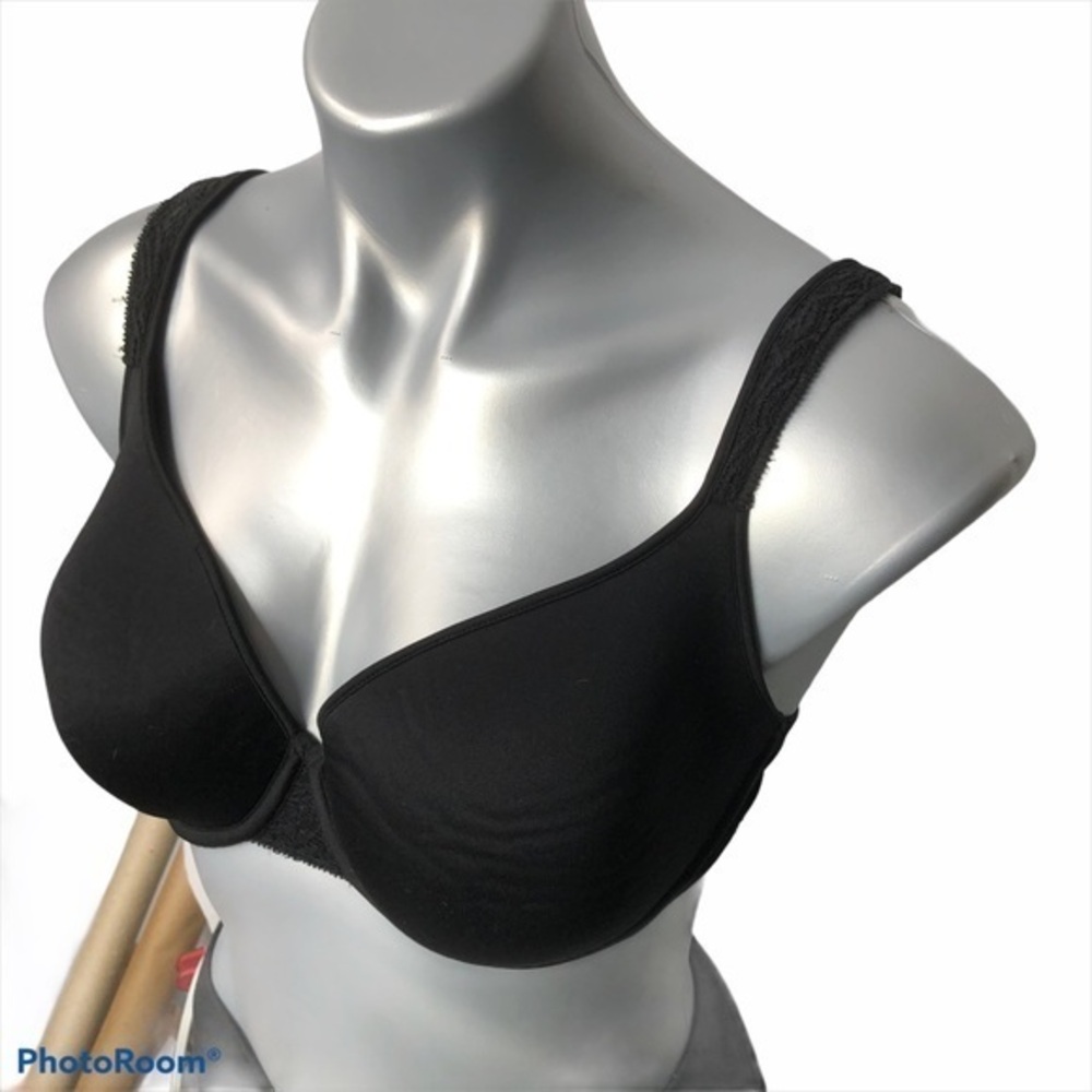 Natori black lightly padded bra 34DD